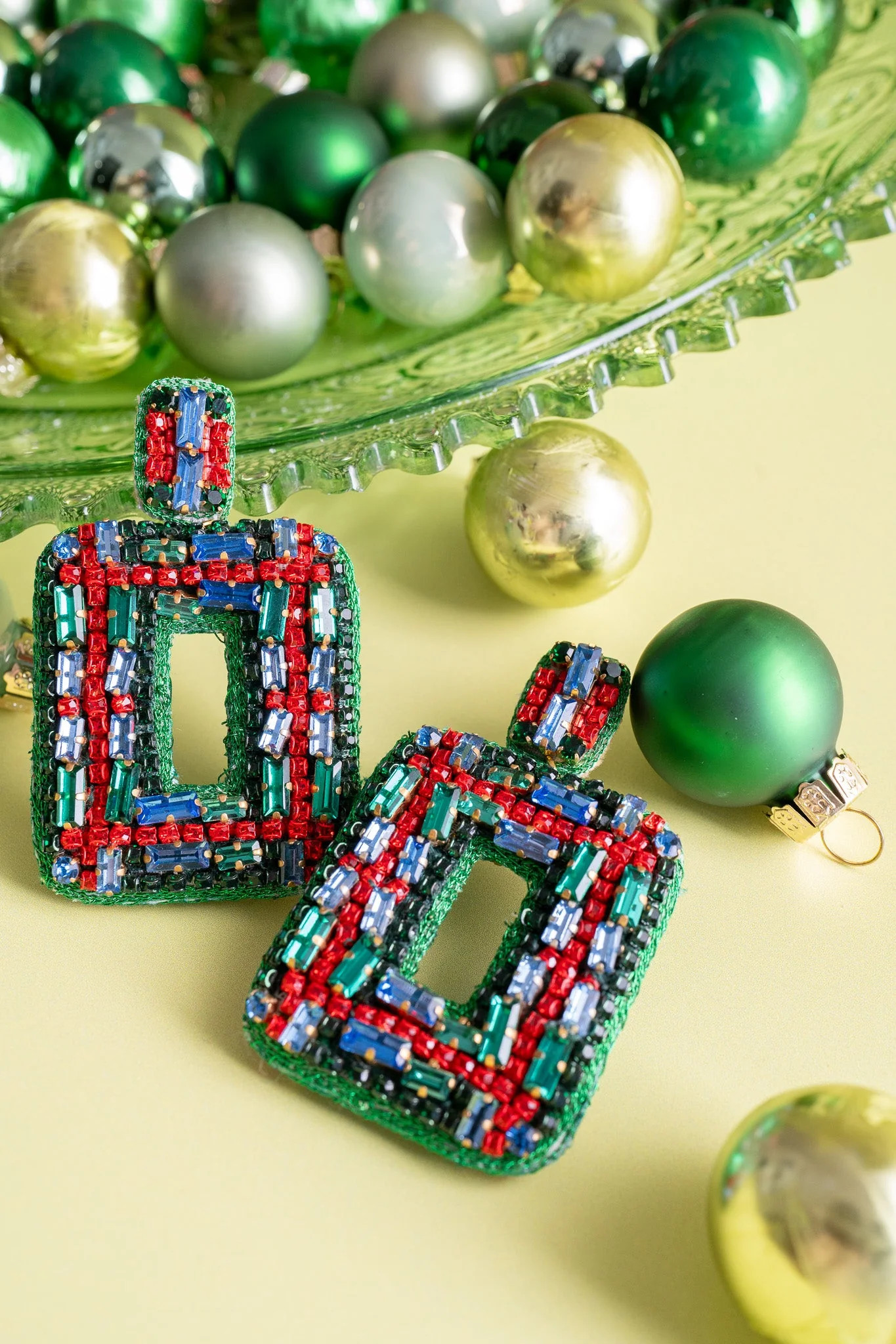 Tidings Tartan Earrings | Dos Femmes, LLC