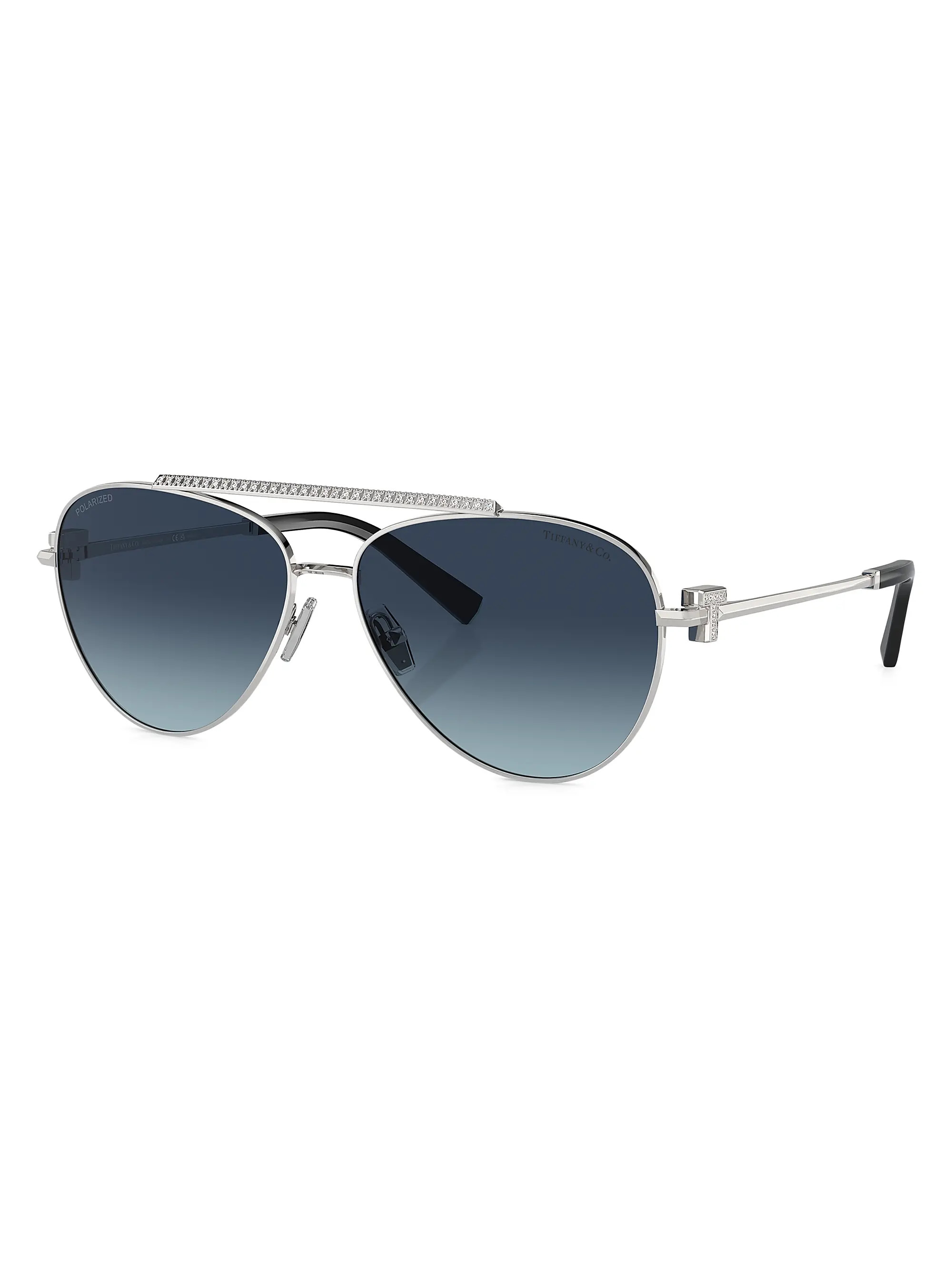0TF3101B 59MM Aviator Sunglasses | Saks Fifth Avenue