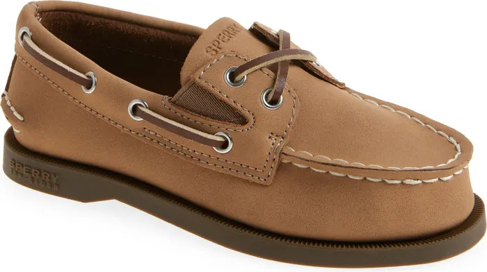 Sperry Kids' Authentic 2-Eye Nubuck Boat Shoe | Nordstrom | Nordstrom