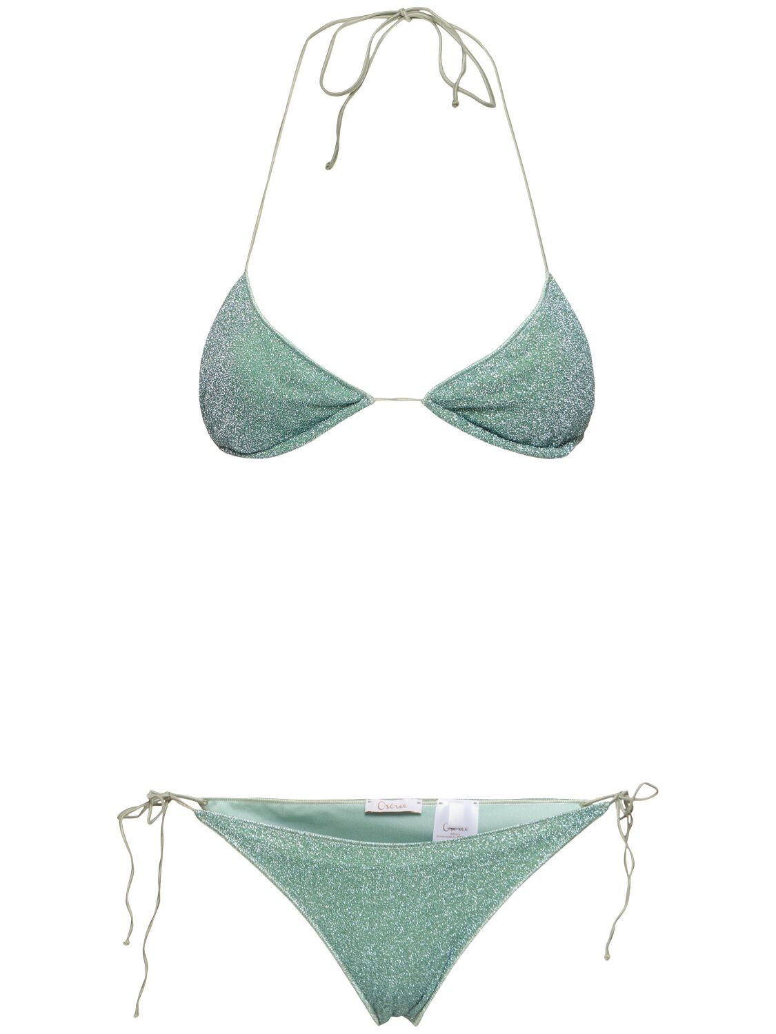 Lumiere Lurex Triangle Bikini | Luisaviaroma