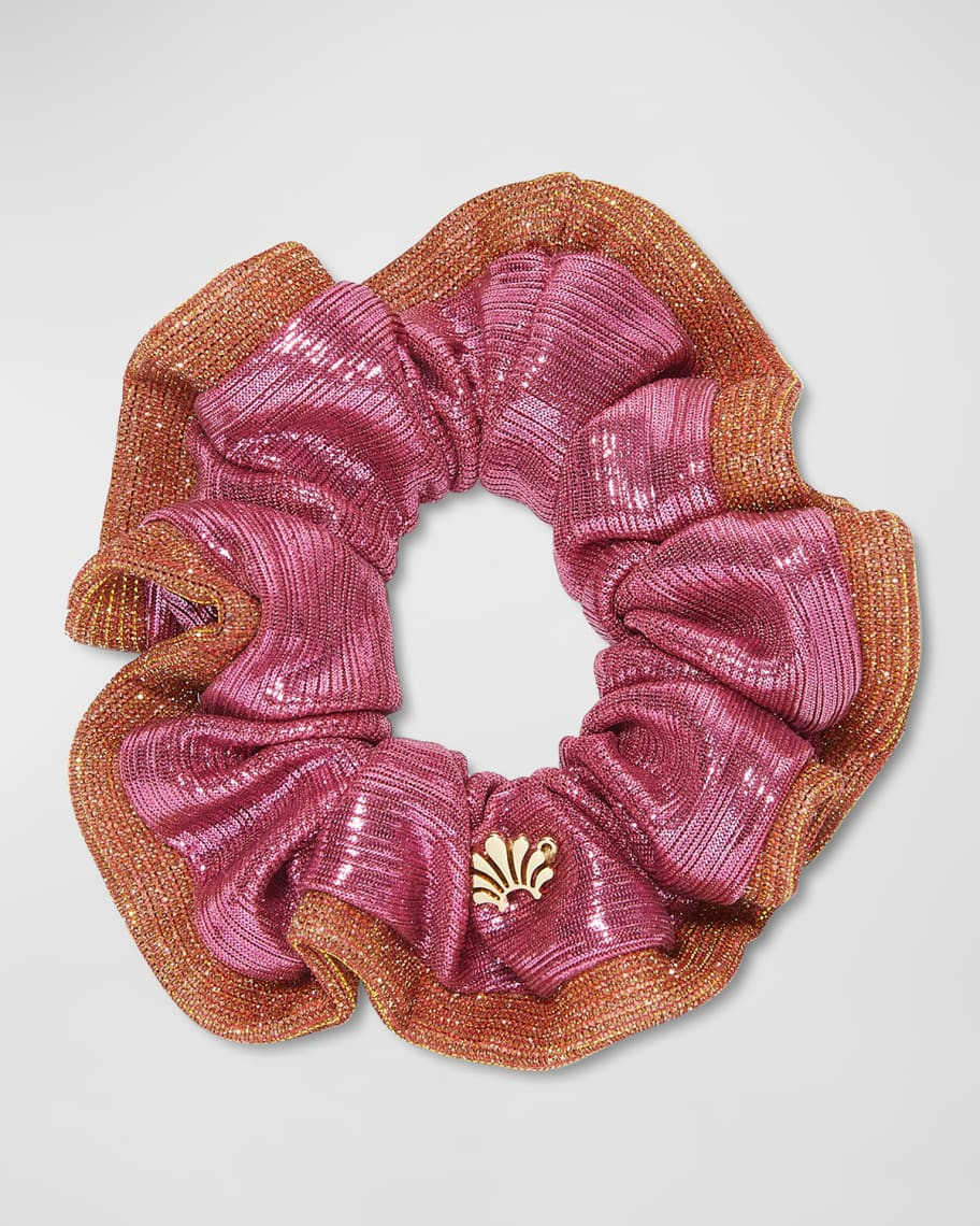 Lele Sadoughi Layered Ruffle Scrunchie | Neiman Marcus