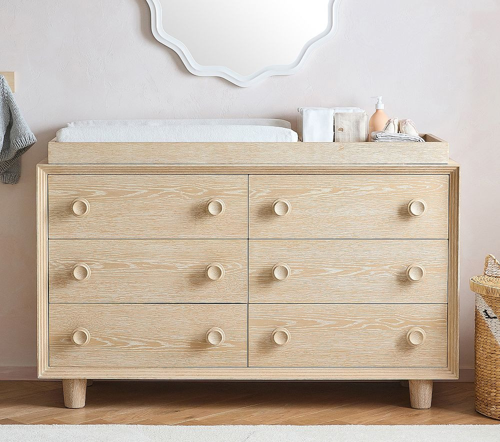 WE x PBK Vivienne 6-Drawer Nursery Dresser & Topper Set (56w x 18d") | Pottery Barn Kids