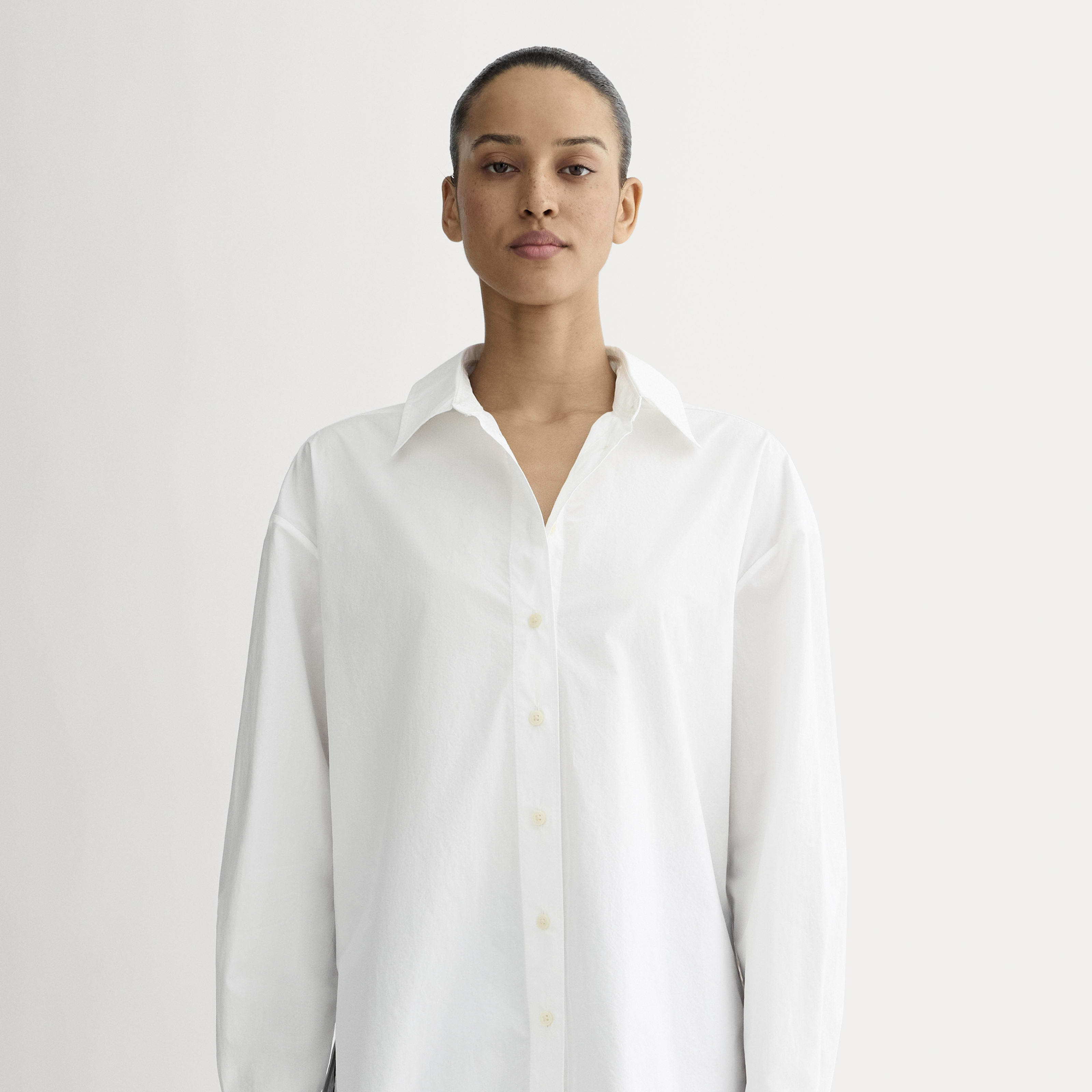 Women's Boyfriend Shirt in Ultrasoft Cotton by Everlane in White, Size S | Everlane