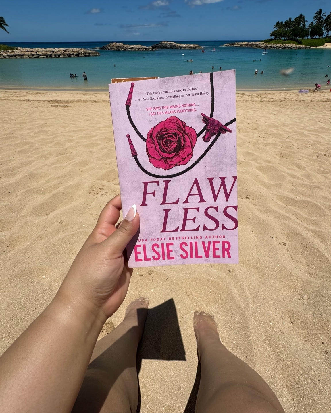 🌟🌟🌟🌟🌟 for Elsie Silver’s Flawless. If you told me a month ago when I bought this book that I’d fall in love with a cowboy, I’d laugh in your face. So, imagine my surprise (but not really) when I fell head over heels with another fictional character—Rhett Eaton. 😍 Then, there’s my sweet little Summer. Wise beyond her years, kind, and caring. Flawless was flawless to me. I enjoyed reading it so much.