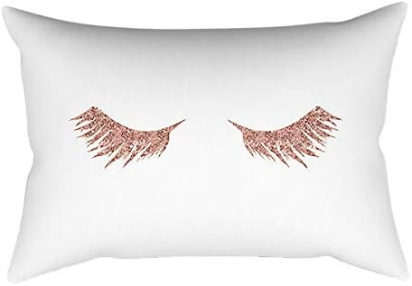 FimKaul Leopard Print Throw Pillow Cover Pink Geometric Modern Rose Gold World Map Pillow Case Ho... | Amazon (US)