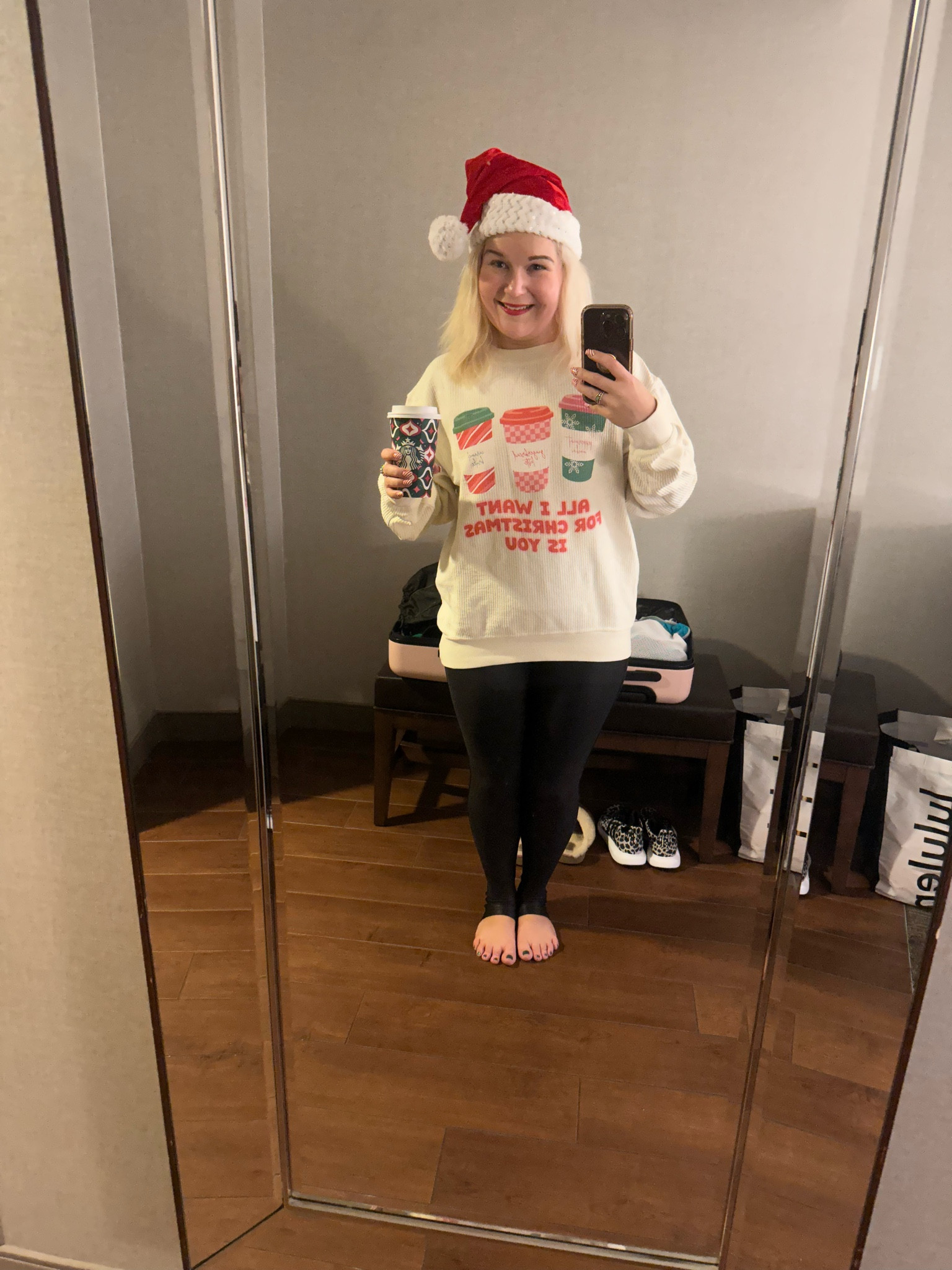 Another mirror selfie of Christmas cheer coziness

#LTKHoliday #LTKSeasonal #LTKGiftGuide