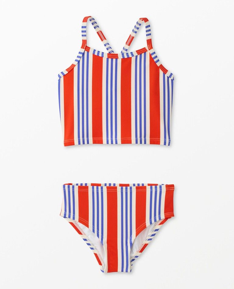 Two-Piece Striped Swimsuit | Hanna Andersson