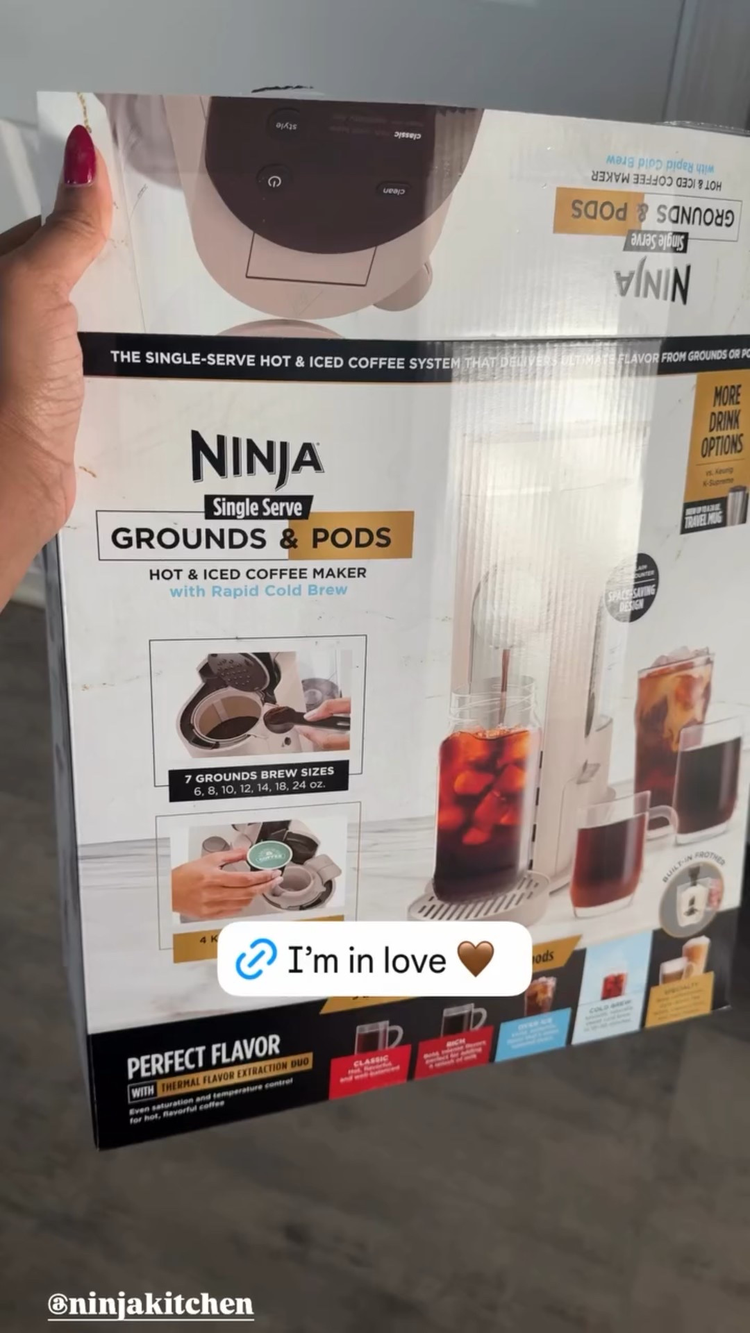 @ninjakitchen
Obsessed with my new coffee maker! It does all the things! 

#LTKSaleAlert #LTKHome #LTKFamily