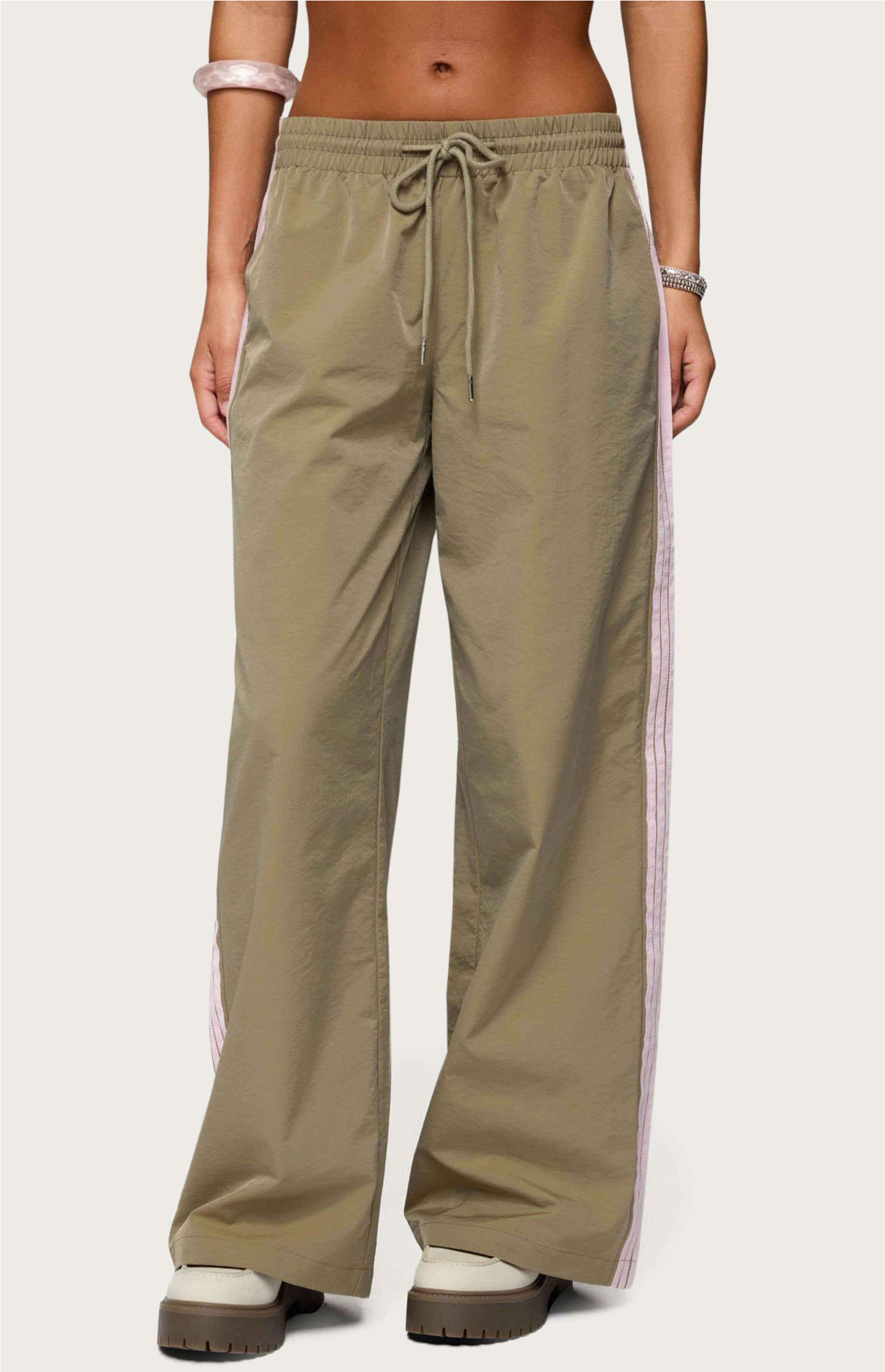 Edikted Annabella Nylon Track Pants | PacSun