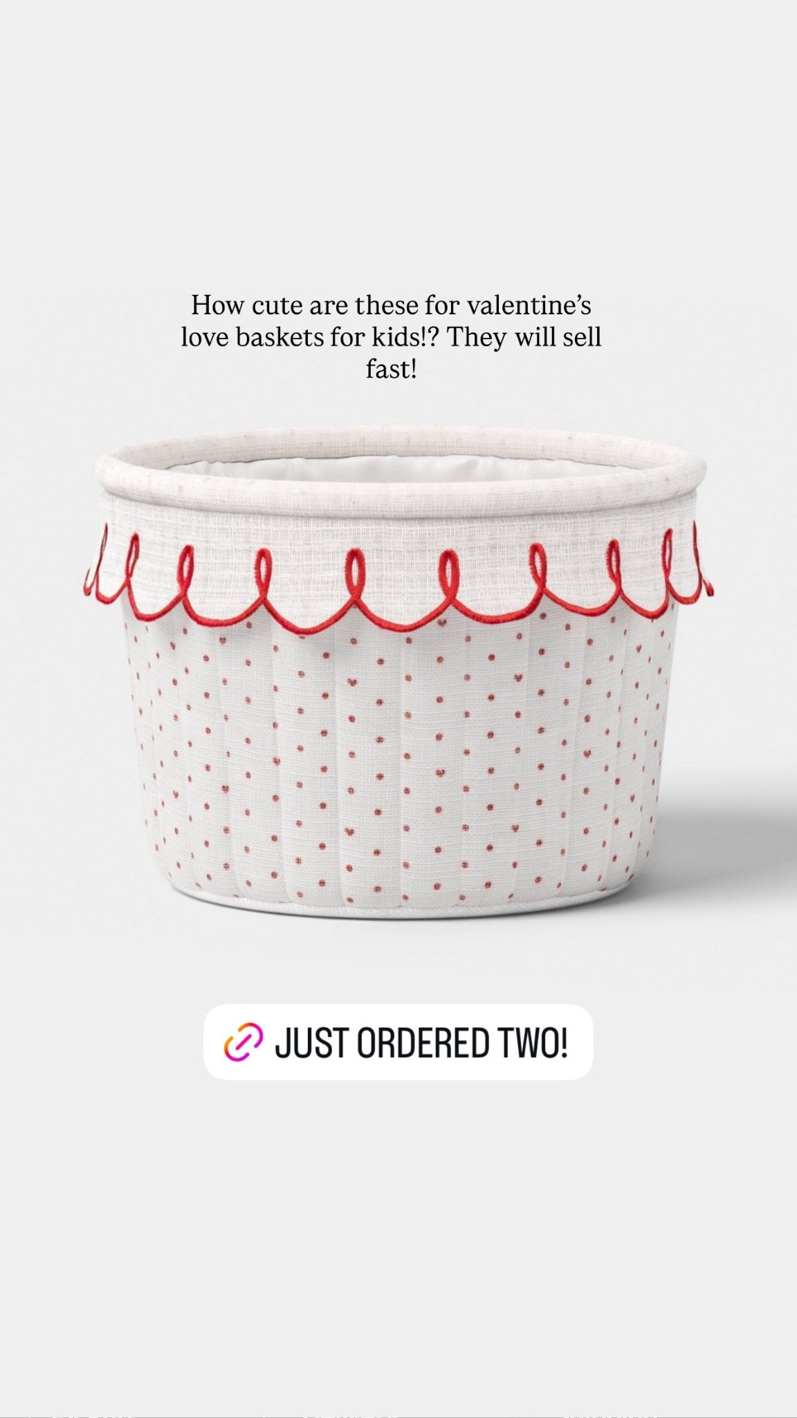 Obsessed!!! $10 love baskets for valentine’s day! 

#LTKmomlife #LTKBaby