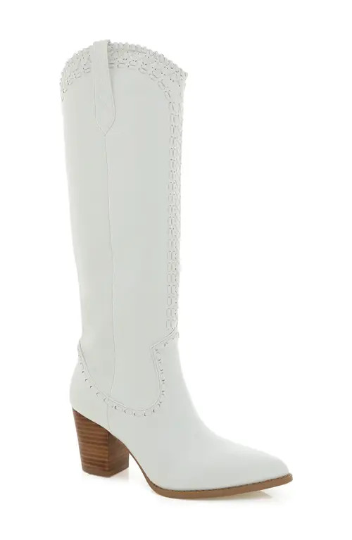 Billini Finley Knee High Boot in White at Nordstrom, Size 10 | Nordstrom