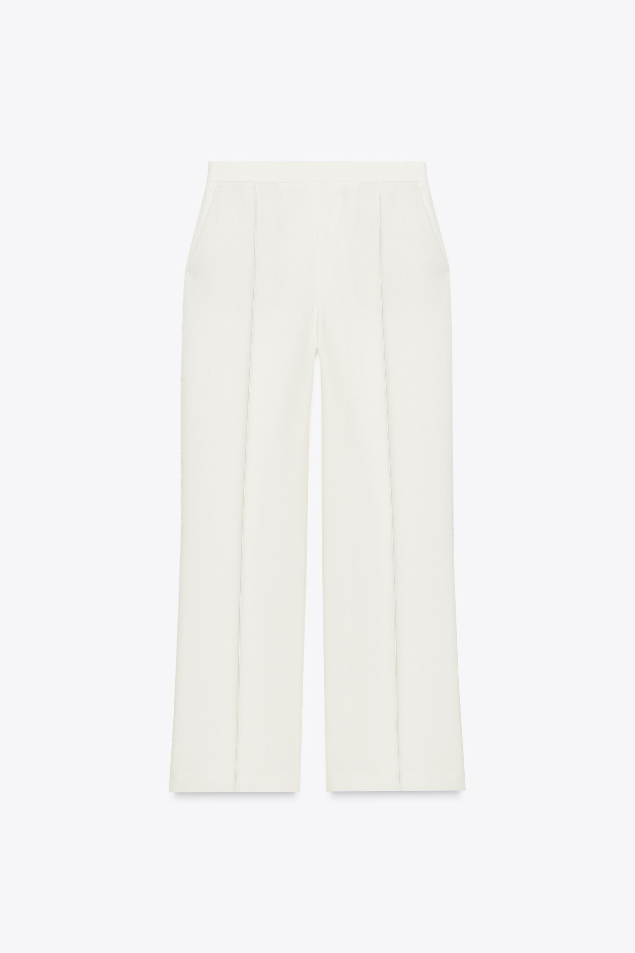 HIGH-WAIST STRAIGHT-LEG TROUSERS | Zara UK