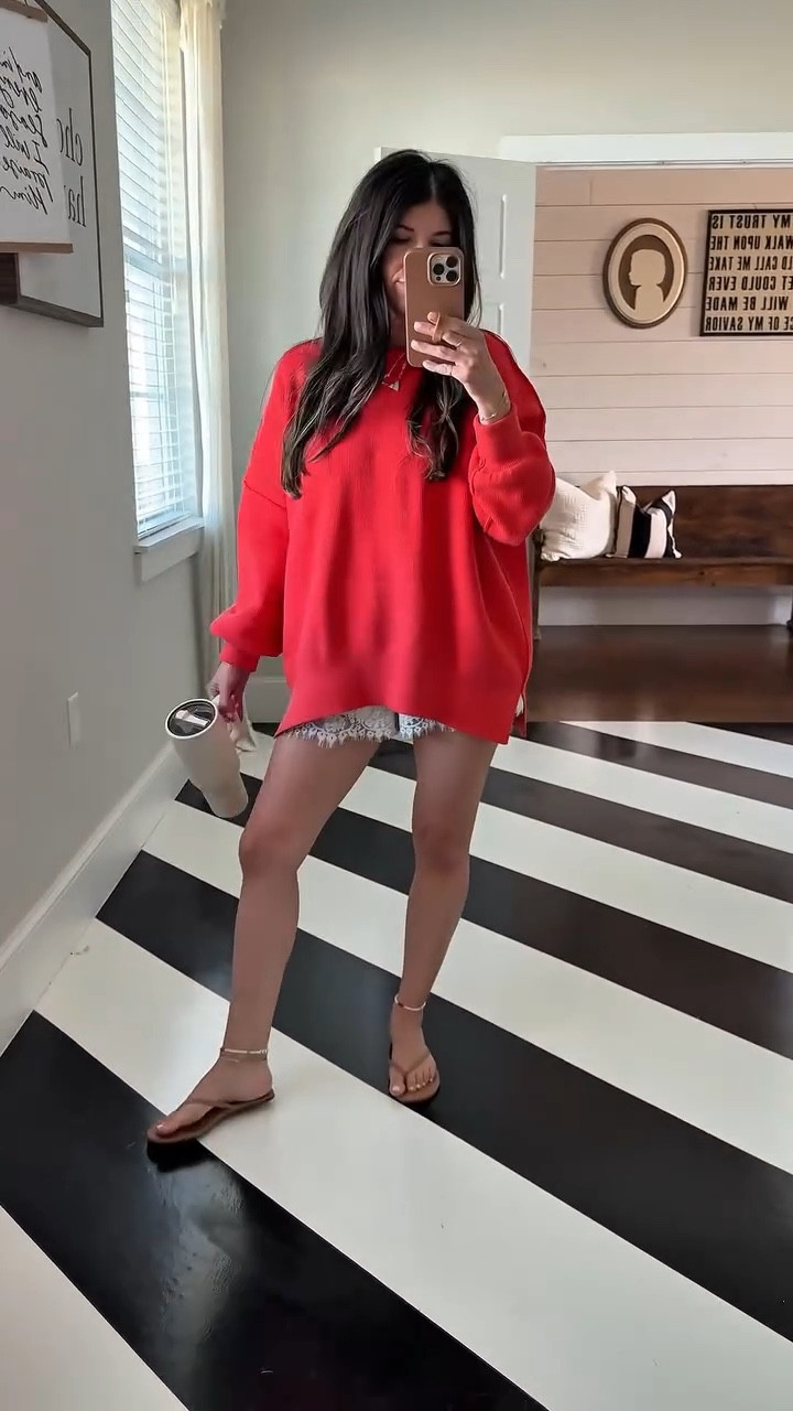 My favorite look for less sweater year after year! Comment SHOP for 🔗s! 

Sweater: M
Lace shorts: S
@loopycases code everydaysmitten

mom outfit / easy outfits / travel outfit / comfy outfit / casual outfit / everyday outfit / cute outfit / school drop off / work wear / work from home / ootd / fall outfit / cozy outfit / lace shorts

Comment SHOP below to receive a DM with the link to this post on my LTK ⬇ https://liketk.it/5riTy #ltkpetite #ltkstyletip #ltkfindsunder50

#workfromhome #wfhmom #millennialmom #momstyle #momoutfit #amazonfashion