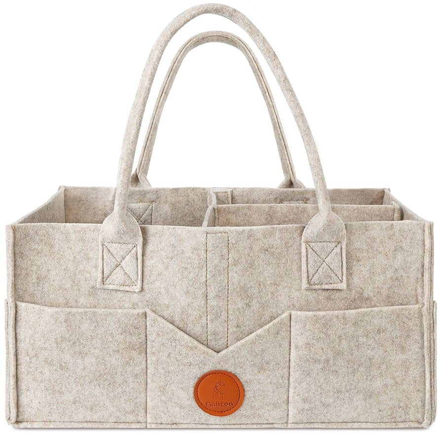 Maliton Nappy Caddy, Newborn Essentials for Diaper Caddy, Sturdy Portable Washable Baby Caddy wit... | Amazon (UK)