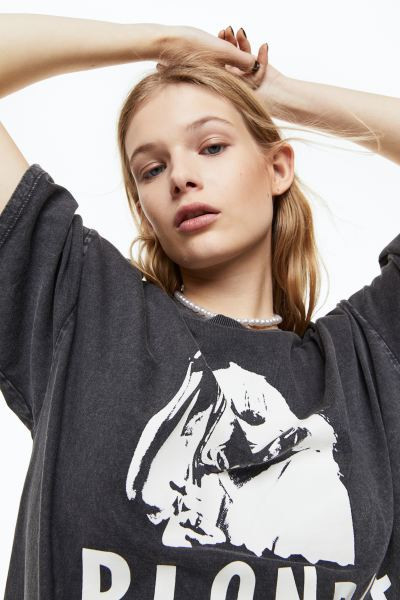 Oversized Printed T-shirt | H&M (US + CA)