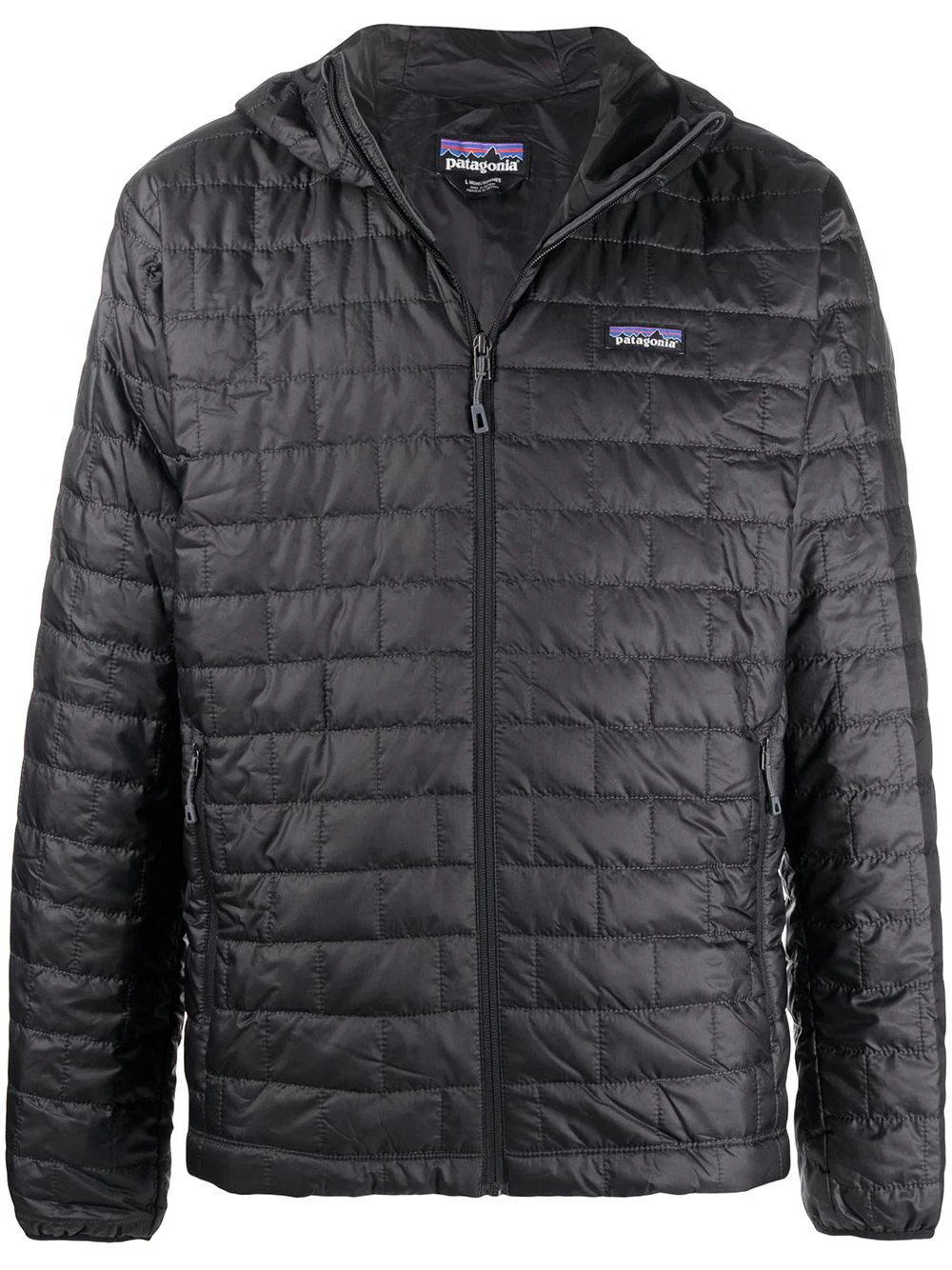 Patagonia hooded padded jacket - Black | Farfetch Global