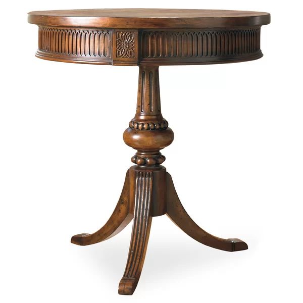Seven Seas Solid Wood Pedestal End Table | Wayfair North America