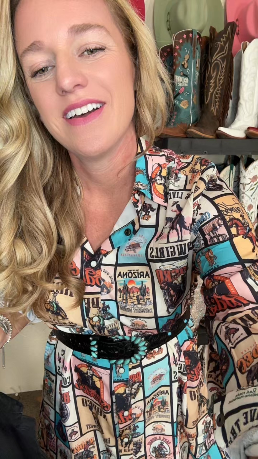 Western Church Outfit from Cavenders
Cowgirl Boots
Western Dress
Belt and Cowgirl Accessories 


#LTKSeasonal #LTKootd #LTKgrwm