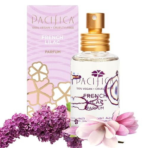 Pacifica French Lilac Spray Perfume – Clean Vegan Floral Fragrance for Women, Fresh-Cut Lilac & Powdery Magnolia Notes, Long-Lasting Romantic Spring Scent, 1 oz | Amazon (US)
