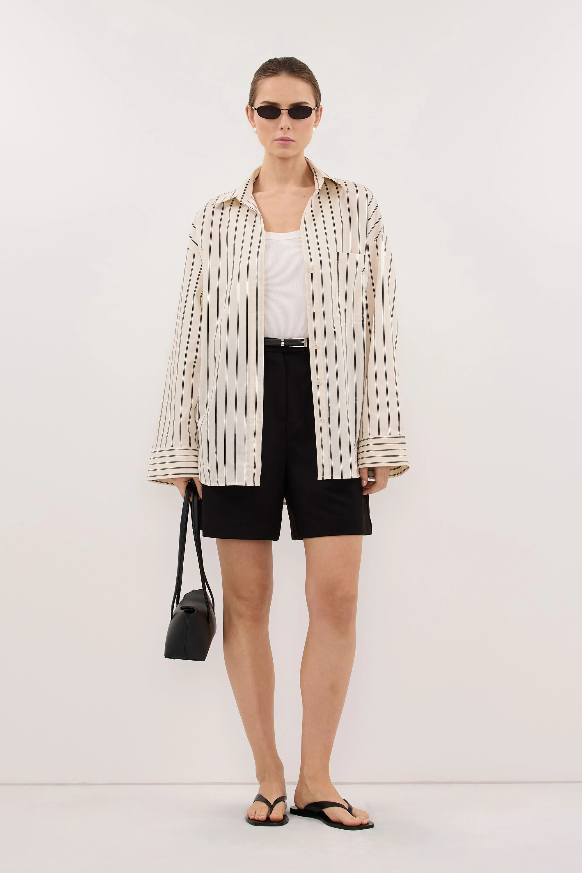 FABLE CREAM SILK BLEND SHIRT | DISSH