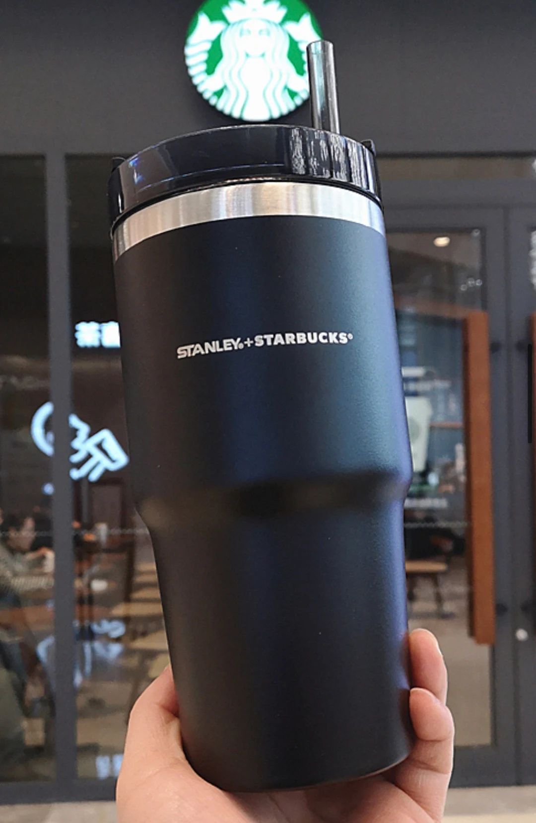 Starbucks Stanley Tumbler Cup, Durable and Stylish for On-the-Go Matte Black Great Gift Idea | Etsy (US)