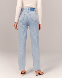 Women's Ultra High Rise 90s Straight Jean | Women's Bottoms | Abercrombie.com | Abercrombie & Fitch (US)