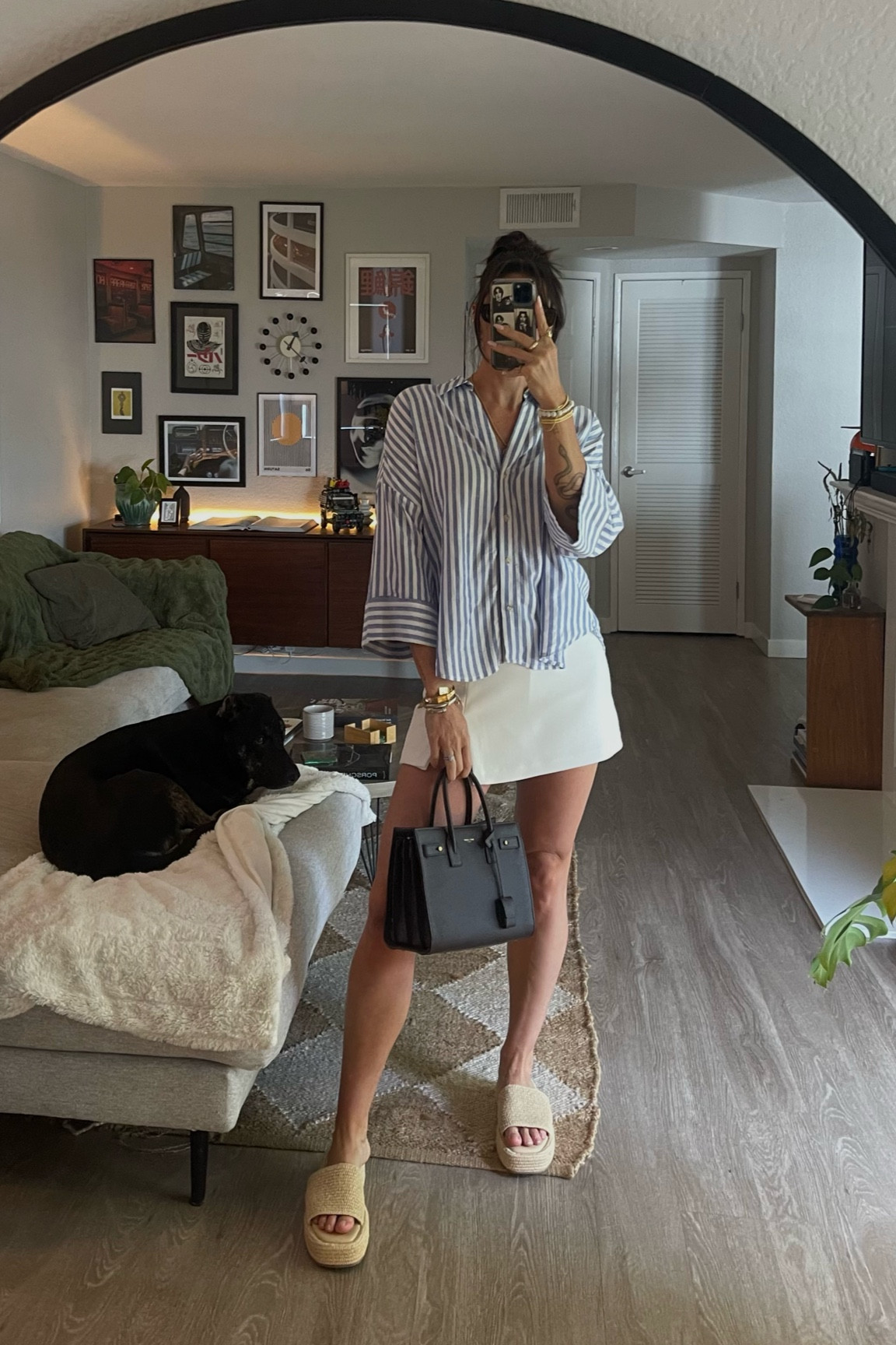 Top & Skirt are Zara but tried to link similar 