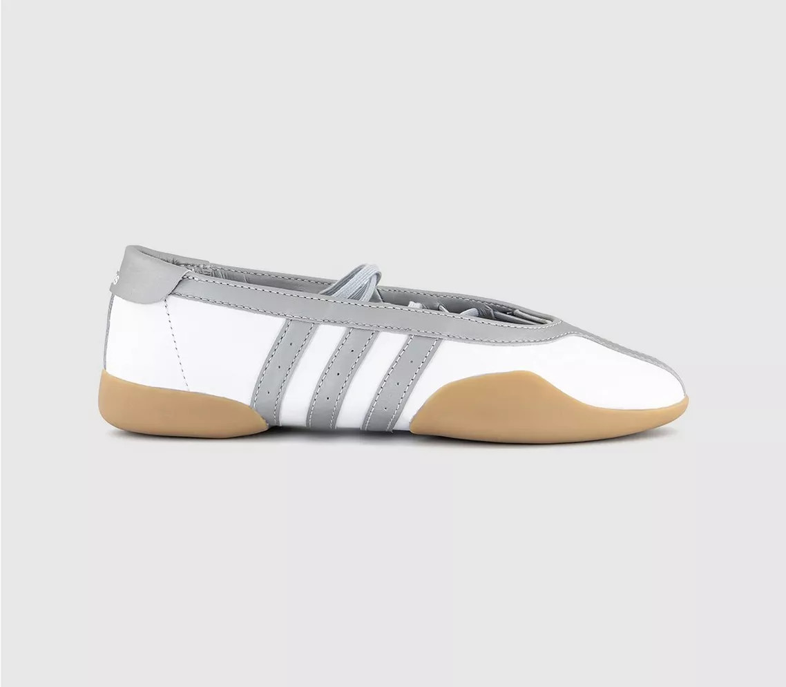 White Silver Metallic Gum | Office Shoes (UK)