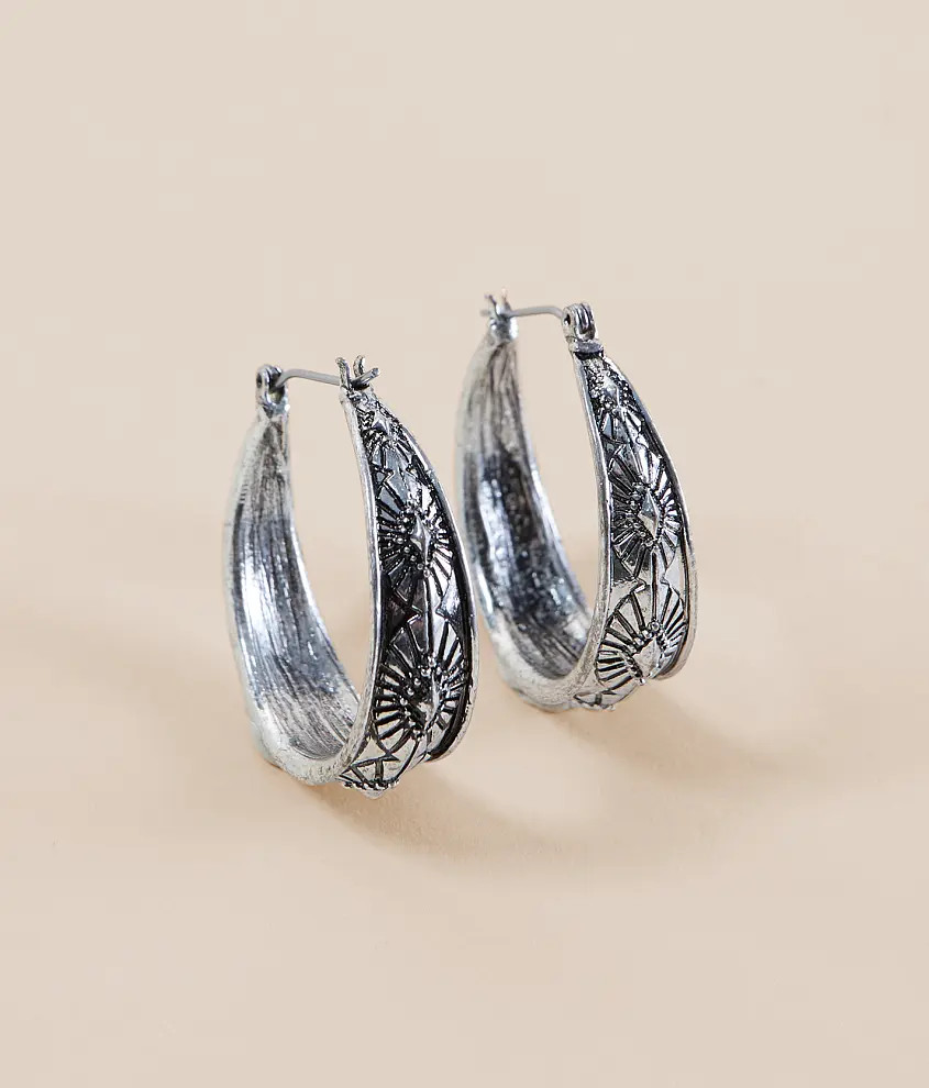 Western Hoop Earring | Buckle