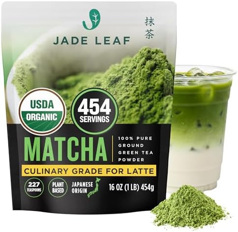 Jade Leaf Matcha Organic Culinary Grade Matcha Powder - Japanese Green tea for Baking, Smoothies,... | Amazon (US)