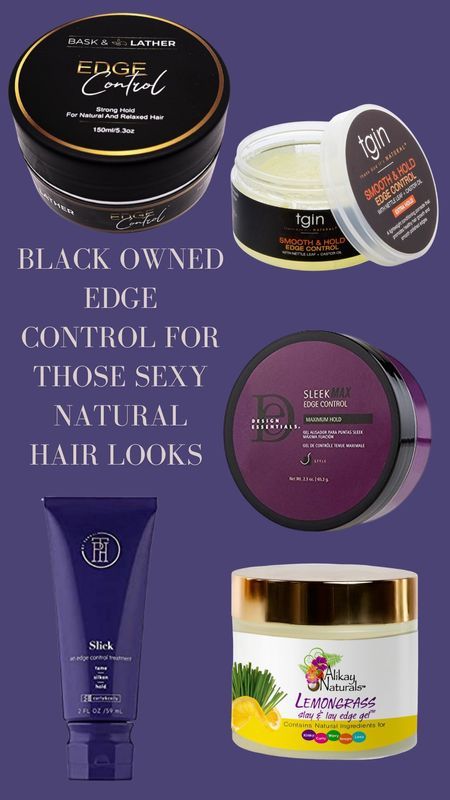 Black owned edge control that are the faves of many naturals for the best natural hairstyles. #womensstyle #hairstyling #haircareandstyling

#LTKSummerSales #LTKBeauty #LTKFindsUnder50