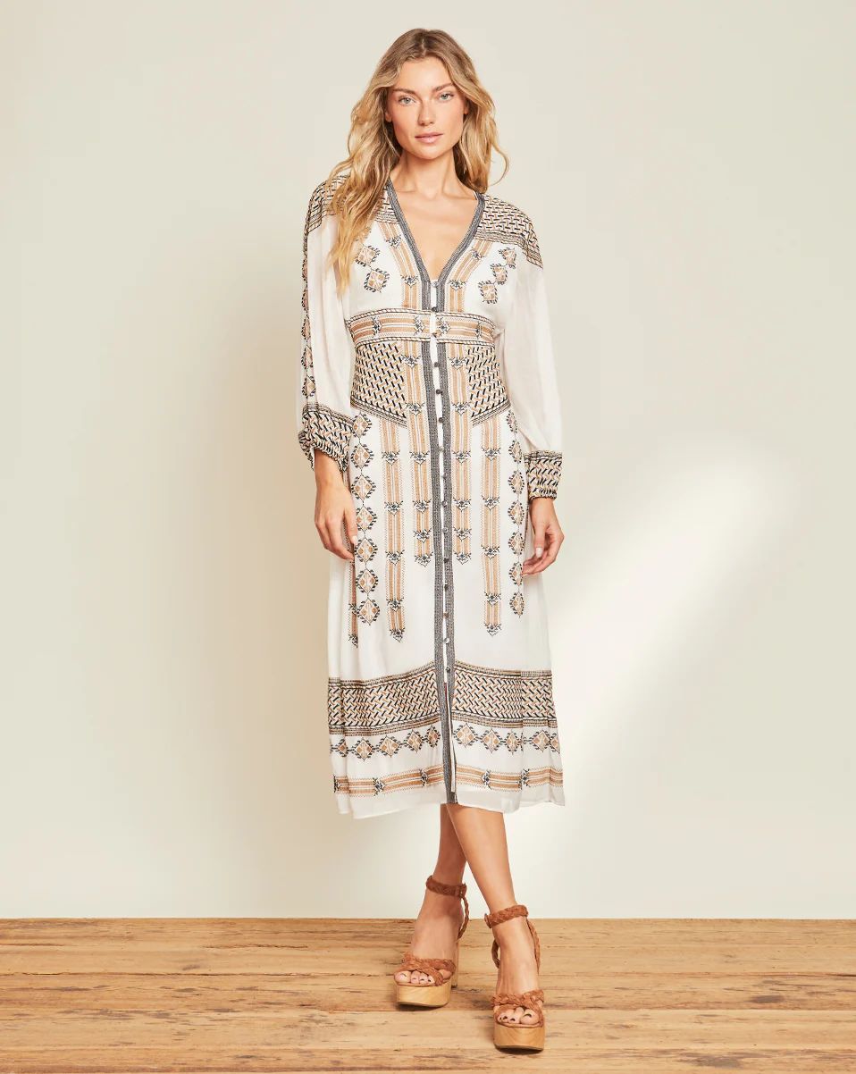 Julianna Embroidered Dress | Veronica Beard