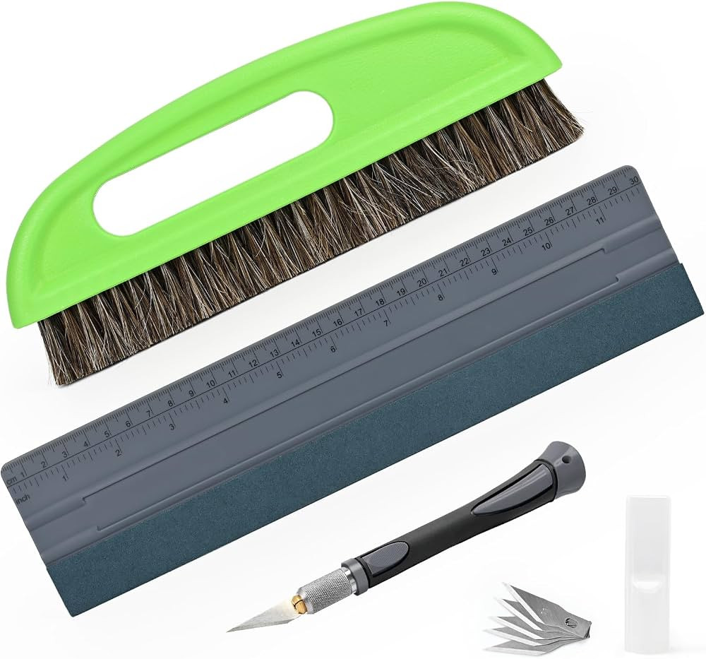 EHDIS Wallpaper Smoothing Tool Kit Wallpaper Smoothing Brush Large Wallpaper Squeegee for Applyin... | Amazon (US)