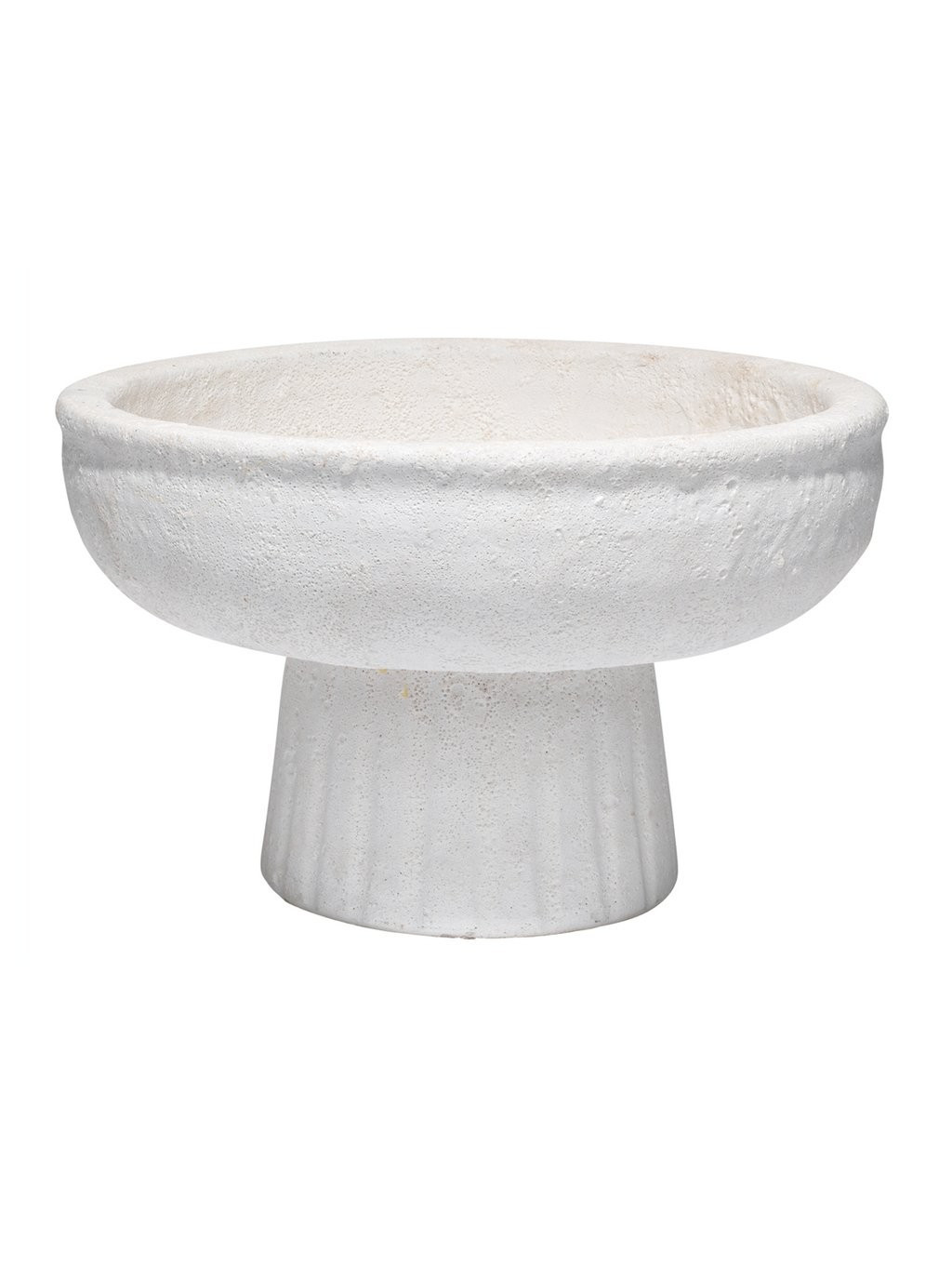 Plaster Pedestal Bowl | House of Jade Home