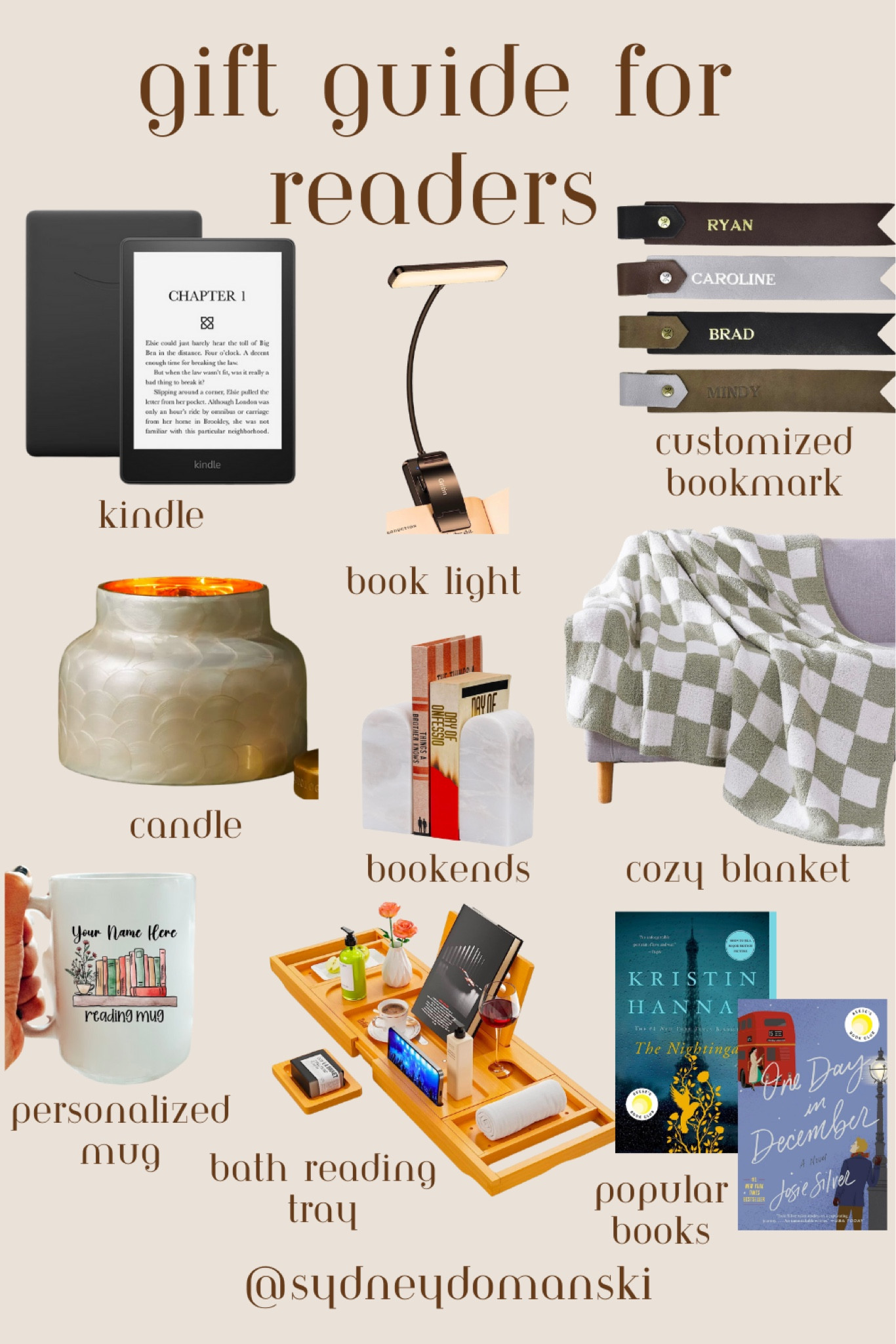 Gift guide for readers! This #giftguide has the perfect #christmasgiftideas for the avid readers in your life! This is my Christmas gift guide for book lovers! 

#LTKhome #LTKGiftGuide #LTKHoliday