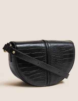 Faux Leather Croc Effect Cross Body Bag | Marks & Spencer (UK)