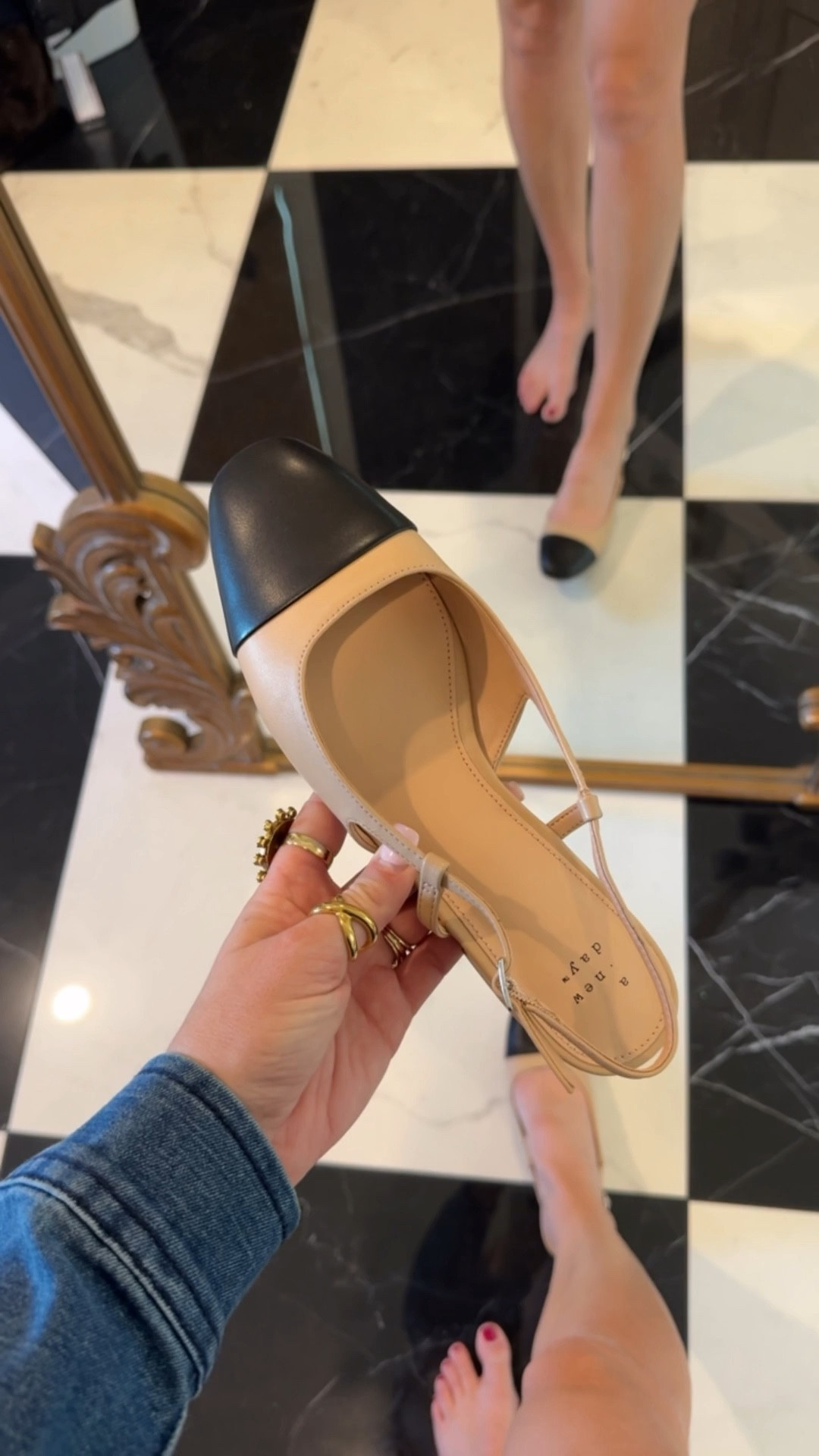 The cutest designer for less slides from target! They are so comfortable! I usually wear a size 8 but size down to a 7.5 and they fit perfectly!

Winter outfit, fall outfit, fall shoes, sandals, work wear, church, outfit, holiday party, target fashion, look for less, Chanel, for less, 


#LTKStyleTip #LTKWatchNow #LTKShoeCrush