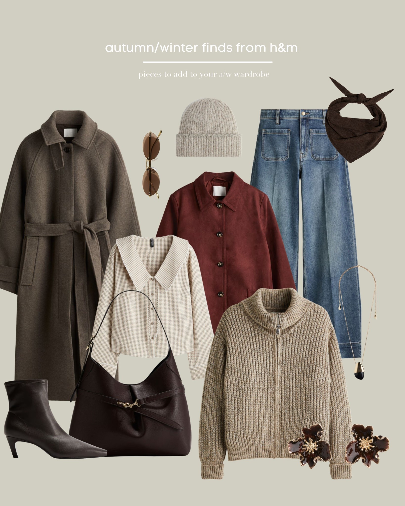 H&M, Coat, Winter Coat, Suede Jacket, Denim Jeans, Zip Knitwear, Heeled Boots, Shoulder Bag

#LTKwinter #LTKautumn #LTKuk