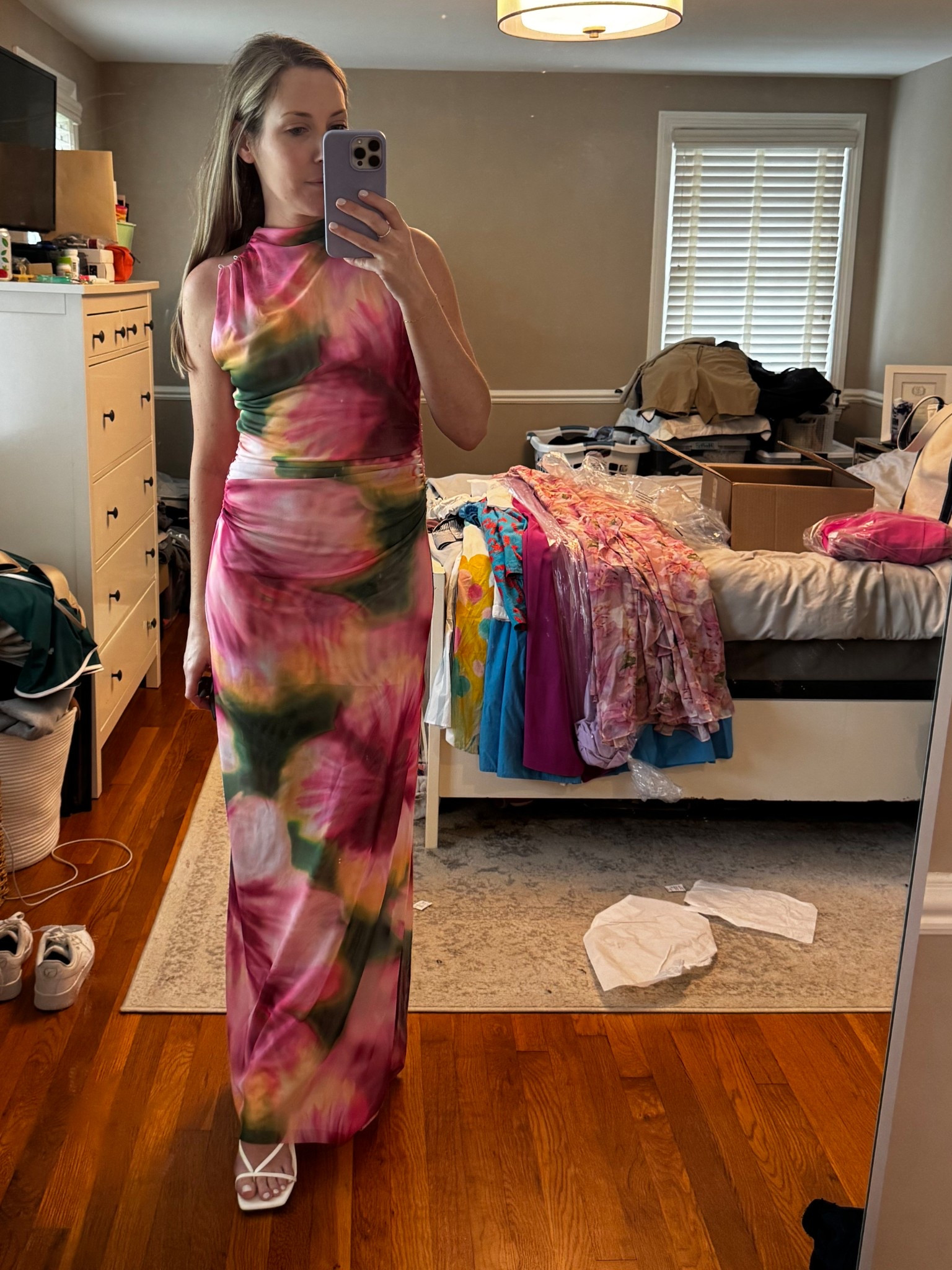 Another top contender for a wedding I attended! I was obsessed with this dress! It honestly fit perfect, like a glove, but plenty of room for stretch or a baby bump. It felt more like a beach wedding look, so I went with another dress, but I LOVE it! 😍 

#LTKSeasonal #LTKParties #LTKWedding