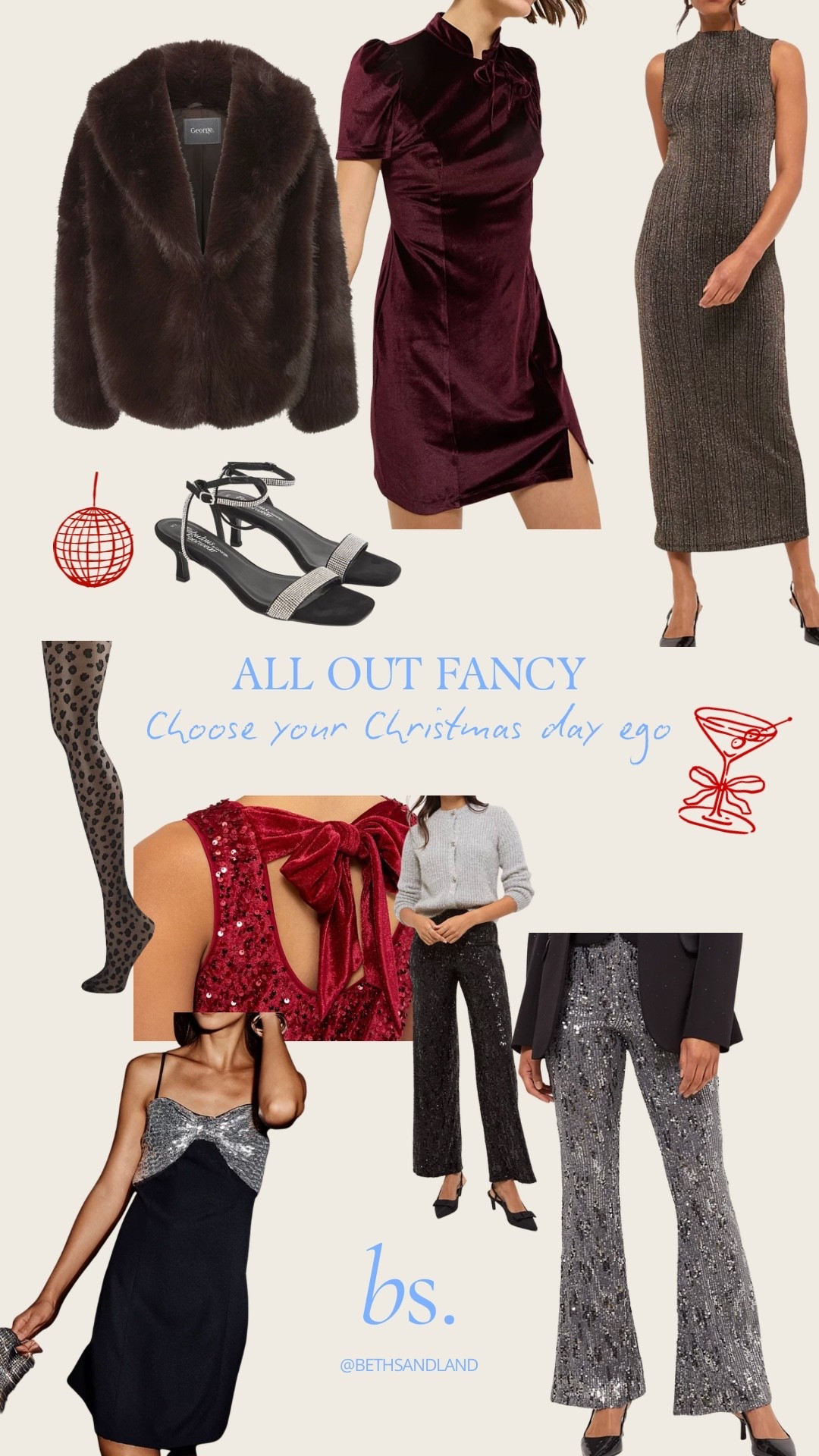 Christmas Party Seasonal Festive Outfits Sequins / George 

#LTKwinter #LTKpartywear #LTKfestive