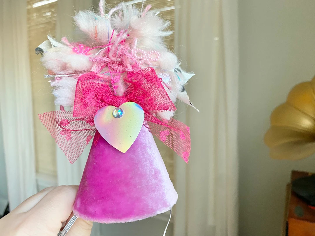 Pinky Purple Velvet Valentines Day Hat Whimsical Party Crown - Etsy | Etsy (US)