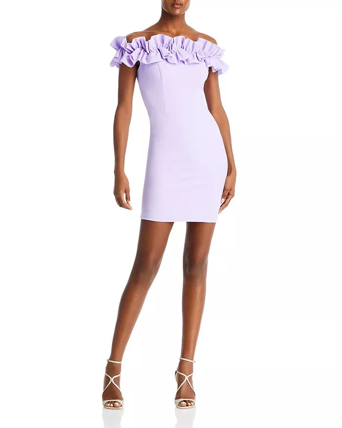 Off The Shoulder Ruffle Dress - 100% Exclusive | Bloomingdale's (US)