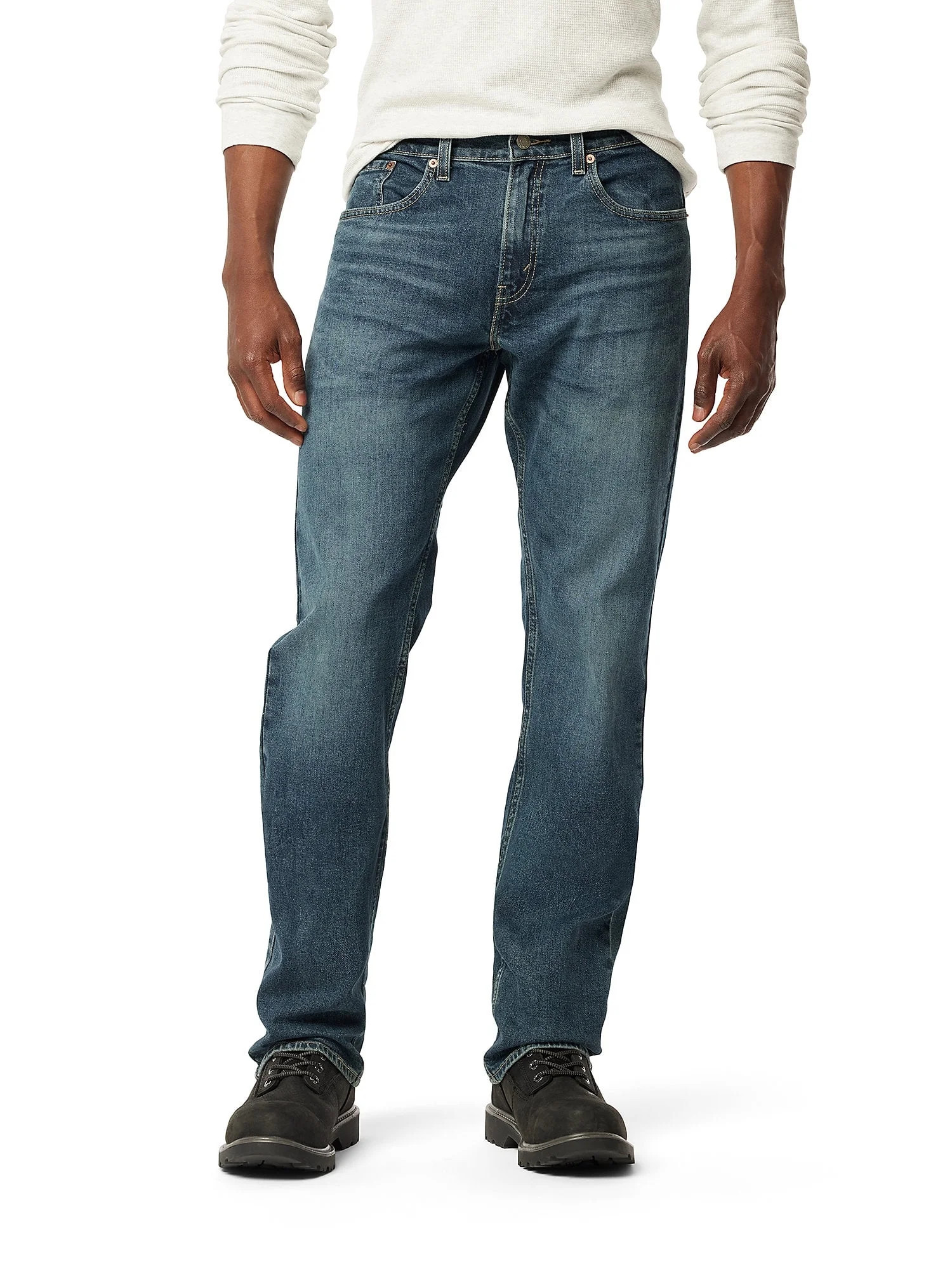Signature by Levi Strauss & Co. Men s and Big Men s Relaxed Fit Jeans | Walmart (US)