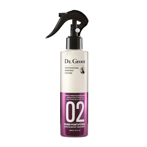 Dr. Groot Bond Fortifying Keratin Treatment, Clinically Proven for Repair and Thickening of Dry, Thin, Damaged Hair - Hair Mask, Glass Hair Effect, Korean Professional Bonding System | Amazon (US)