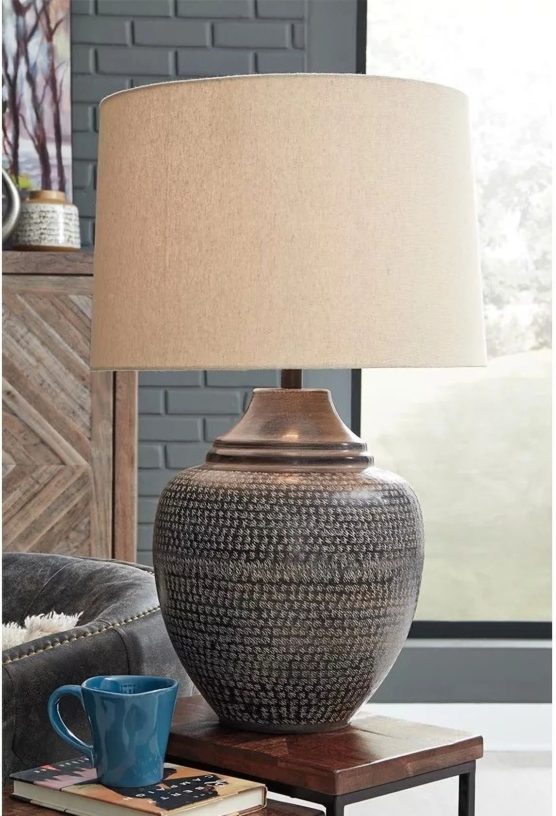 Olinger Brown Table Lamp | 1StopBedrooms | 1stopbedrooms