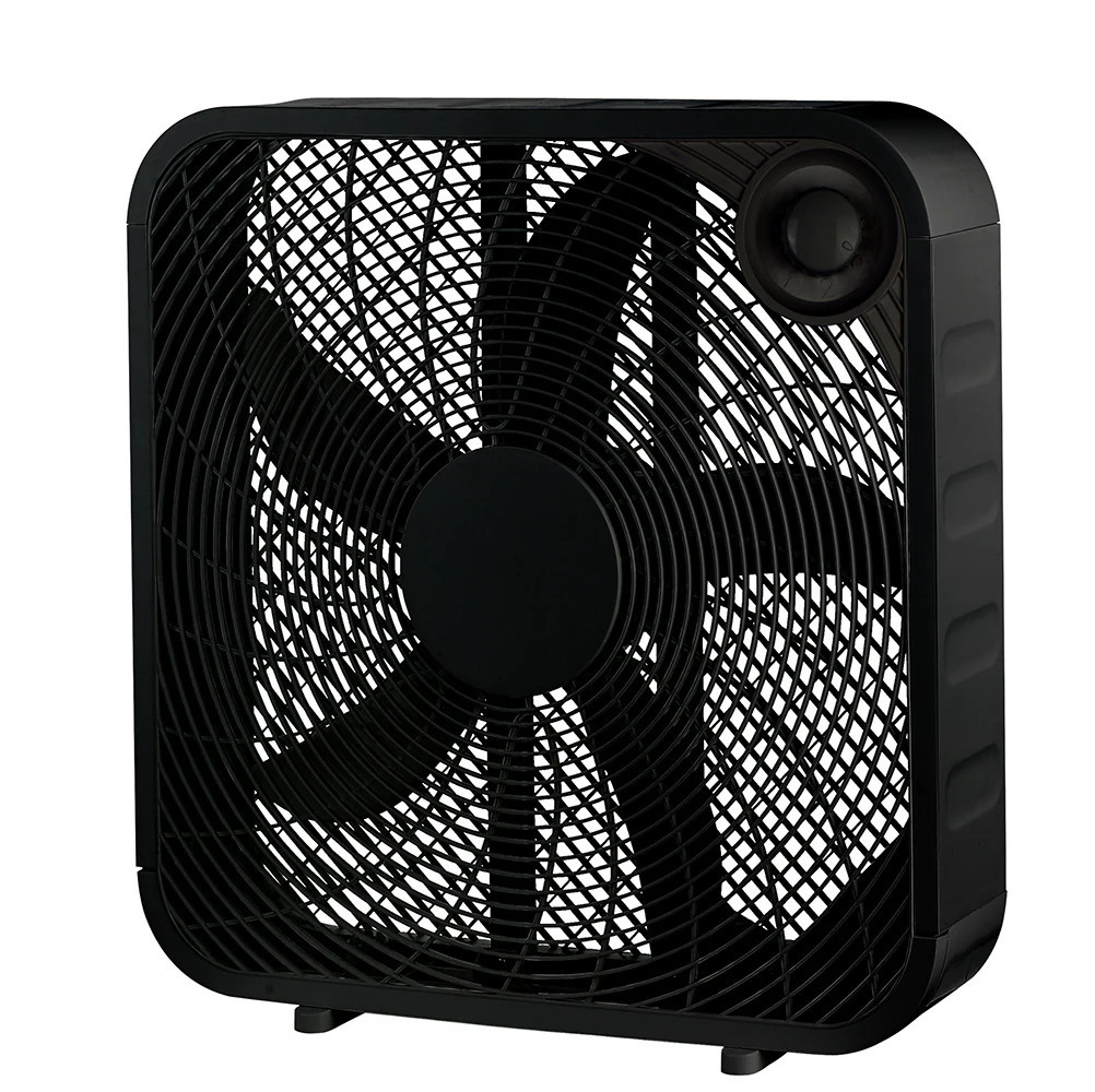 Utilitech 20-in 120 -Volt High Velocity Indoor Black Box Fan Fan | FB50-16HB | Lowe's