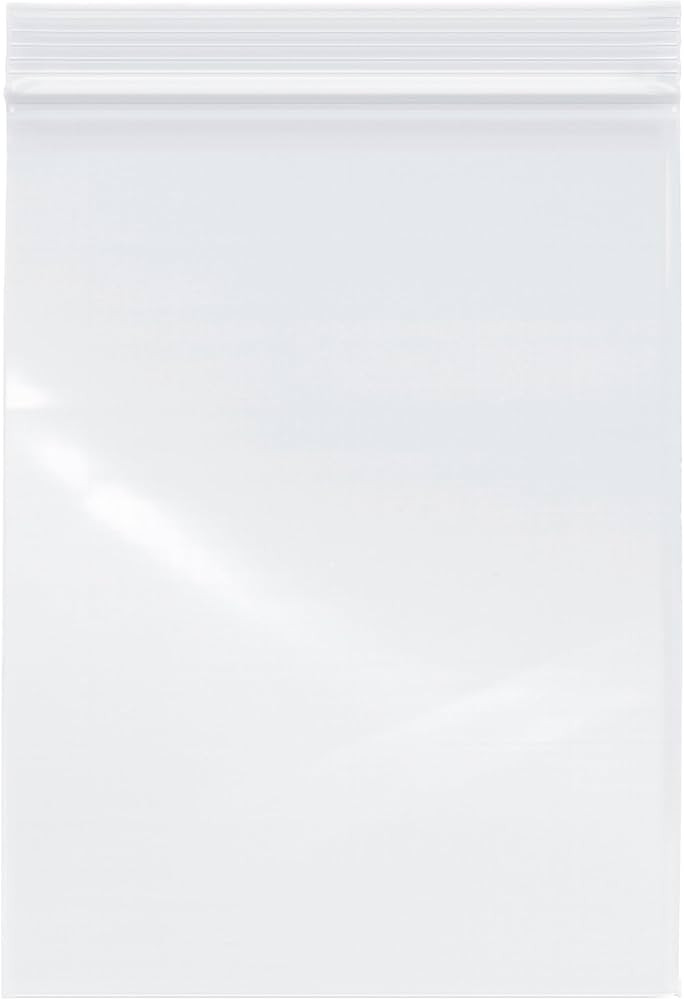 Amazon.com: Plymor 6" x 8" (Pack of 100), 2 Mil Zipper Reclosable Plastic Bags : Industrial & Sci... | Amazon (US)