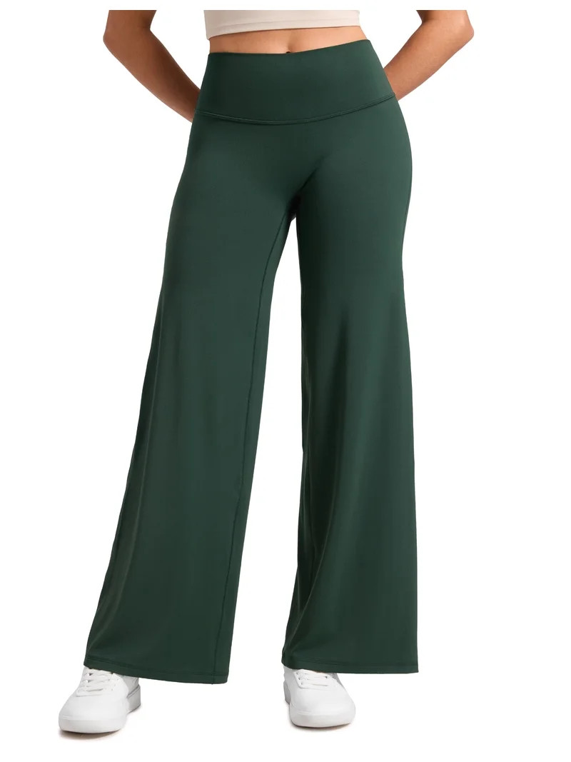 CRZ YOGA Softretch No Front Seam Wide Leg Pants 30" for Women High Waisted Yoga Lounge Buttery So... | Walmart (US)