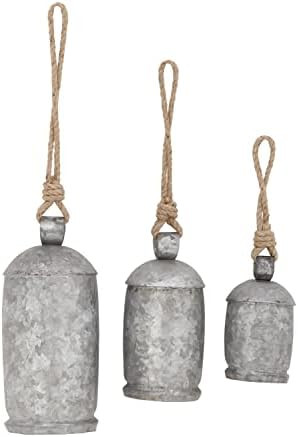 Deco 79 Rustic Iron Windchime for Garden, Outside Patio Porch Yard Backyard Home Decor, Set of 3 ... | Amazon (US)