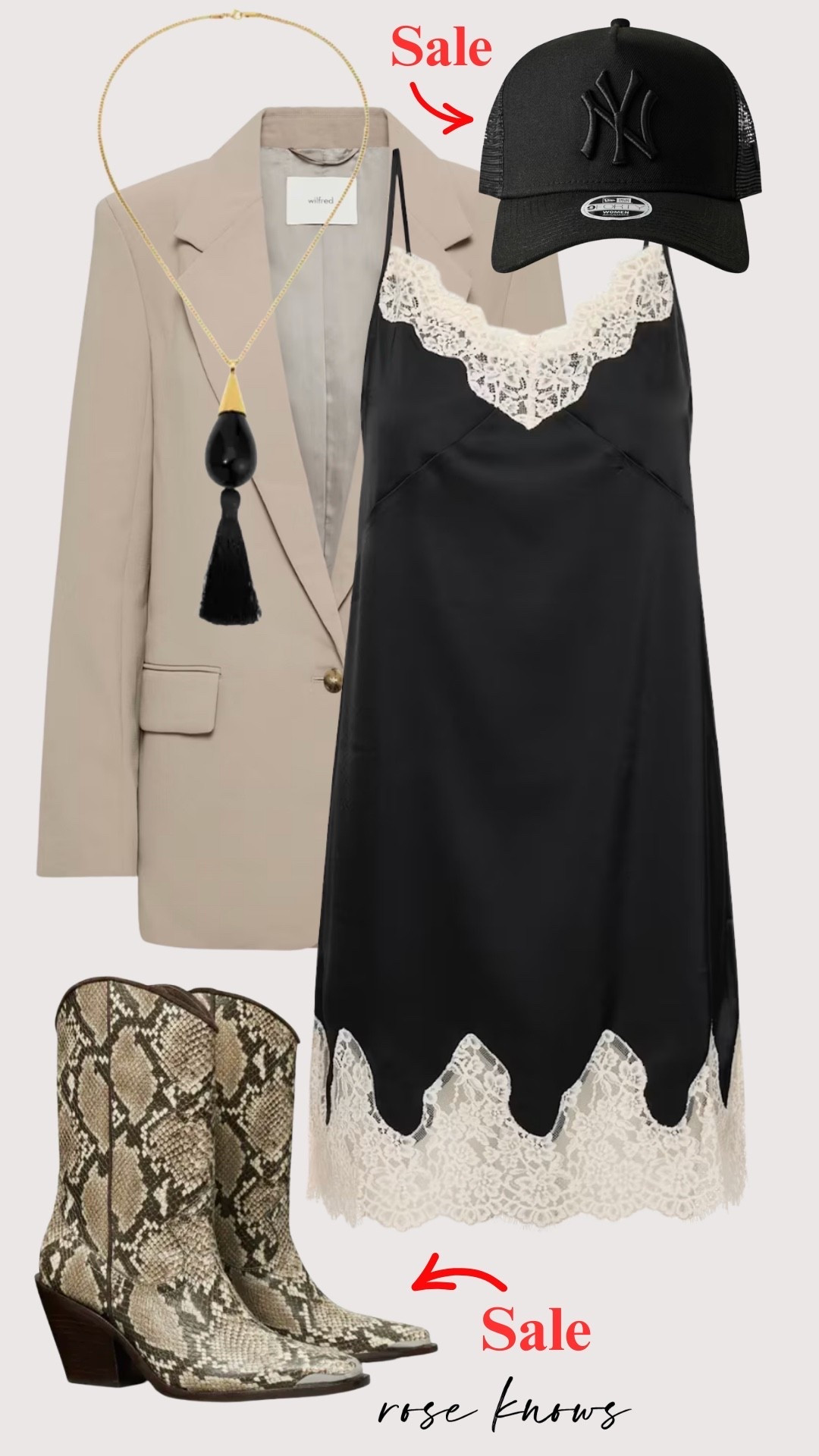 Spring transition
Slip dress 
Snakeskin western boots 
Long necklace 

#LTKWorkwear #LTKSpringSale #LTKTravel